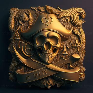 3D model Pirates Gold game (STL)